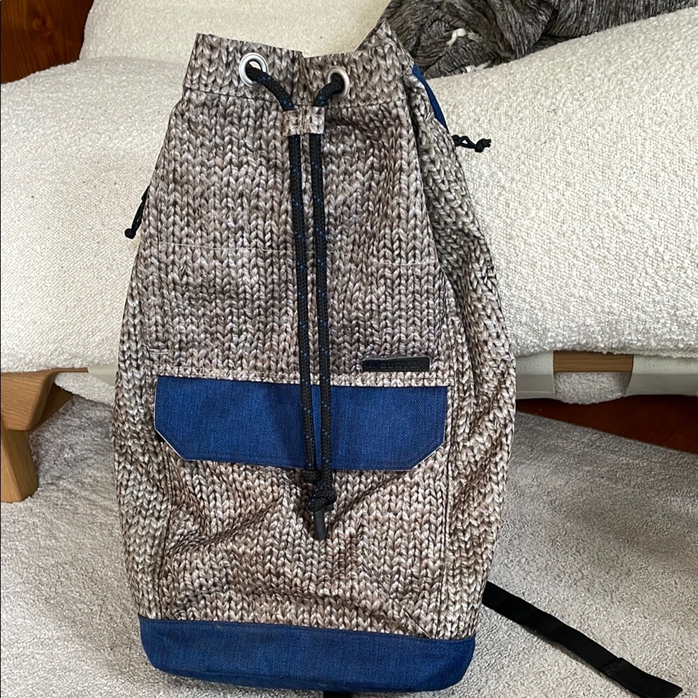 Burton Knit Pattern Bucket Backpack